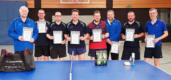 Tischtennis Vereinsmeisterschaften 2019 TV Lützelhausen