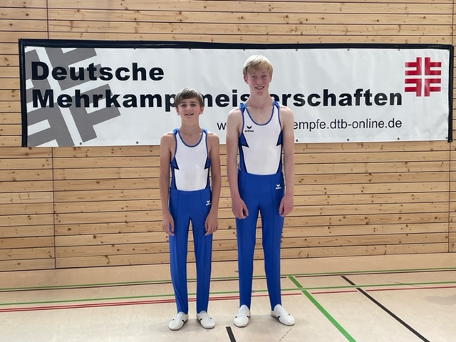 Ben und Jakob Deutsche Mehrkampfmeisterschaften in Bruchsal 2022