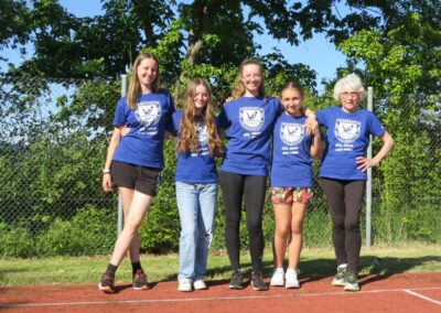 Leichtathletinnen um Christa Scheich