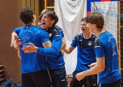 Große Freude bei den Sportlern über die Leistung