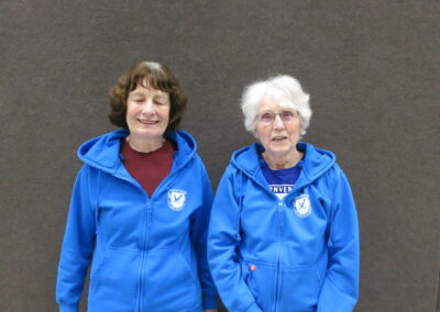 Erika Zimmermann (70-74 Jahre) und Christa Scheich (75-79 Jahre) haben das Sportabzeichen abgelegt
