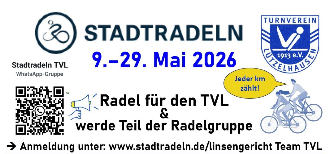 Radel für den TVL & werde Teil der Radelgruppe