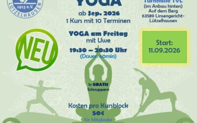 Yoga am Freitag bei Uwe