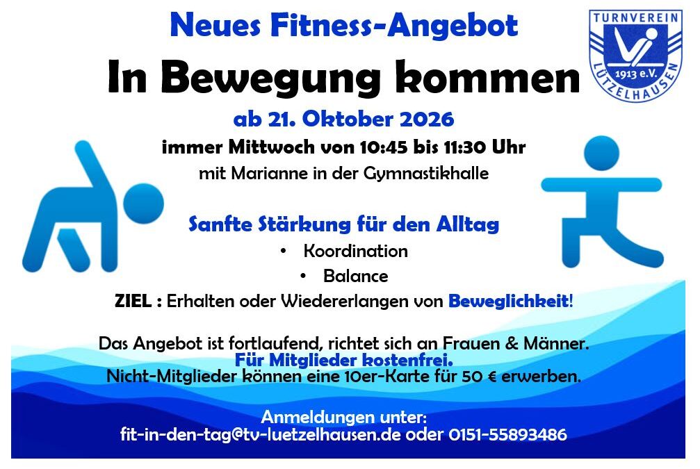Flyer in Bewegung kommen